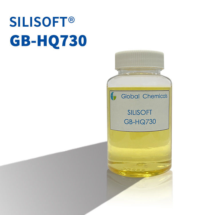 Jedwabny silikon SILISOFT GB-HQ730 stosowany do gładkiego i miękkiego wykończenia włókien naturalnych, włókien syntetycznych i ich mieszanin