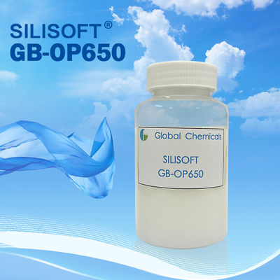 Produkty chemiczne Substancja pomocnicza Gładki oświetlacz GB-OP650 Makrooksosilan do skóry, dżinu i przędzy