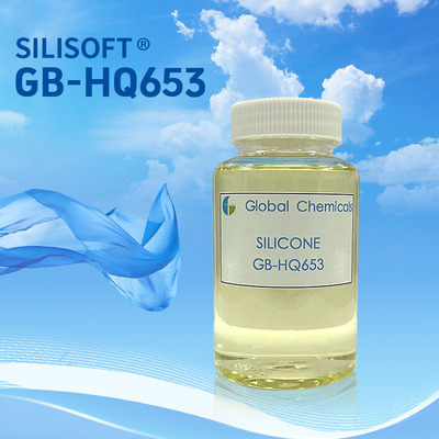 Włókno chemiczne, silikon miękki i puszczysty SILISOFT GB-HQ653 z niskim żółciem i bez wpływu na odcień tkaniny