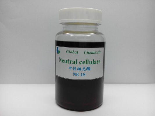 Żółty brązowy płynny neutralny celulaza enzym NE - 1S z chemikaliami włókienniczymi