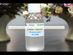 Słaby aminosilikonowy olej kationowy SO -8400 serii dla tkanin mieszanych